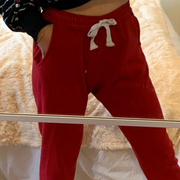 Red sweatpants - Picture 3 of 5